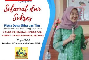 Gagas MC Nusantara, Mahasiswa Prodi PPKn Unikama Lolos P2MW